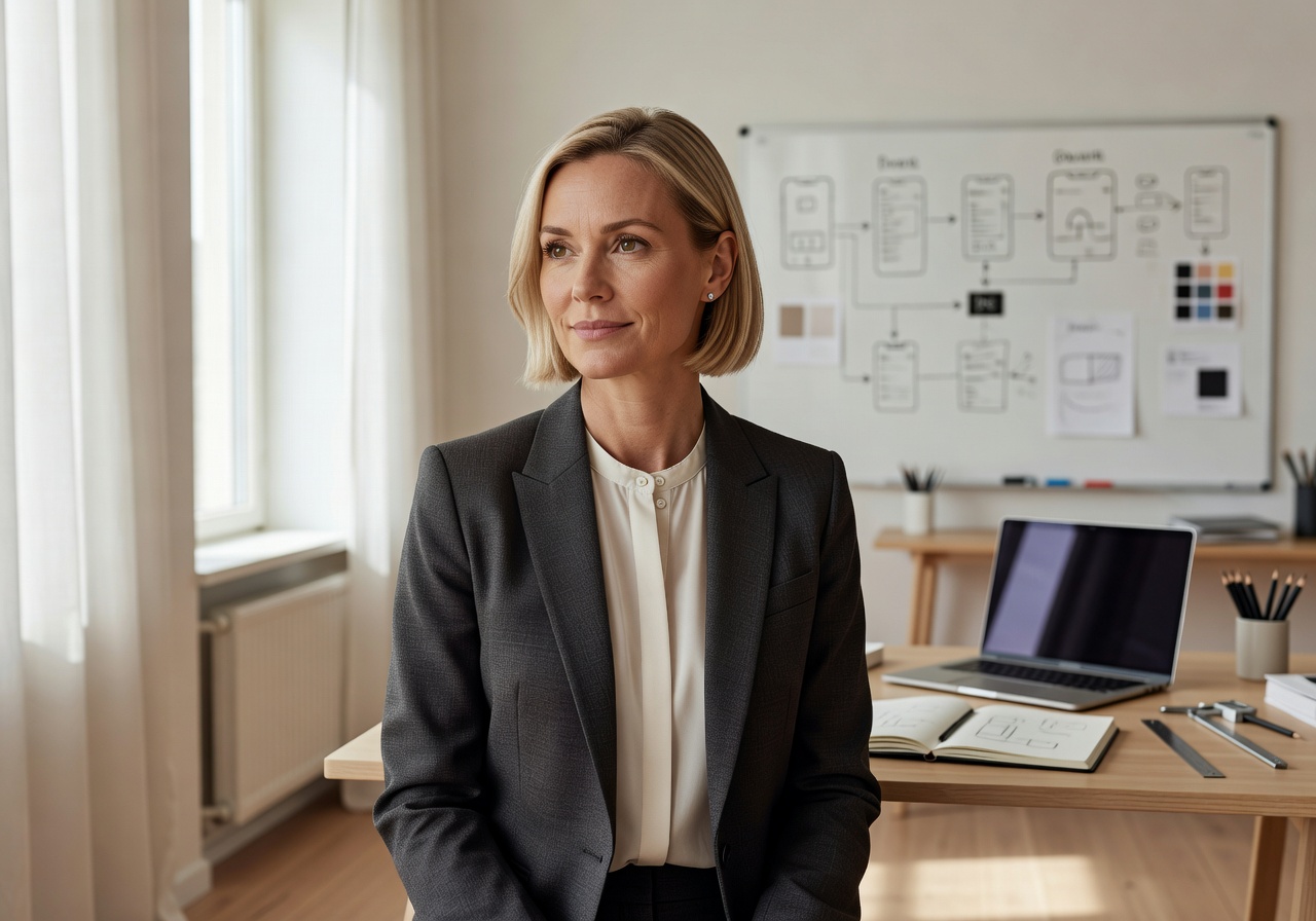 Design lead Sofia Nieminen portrait